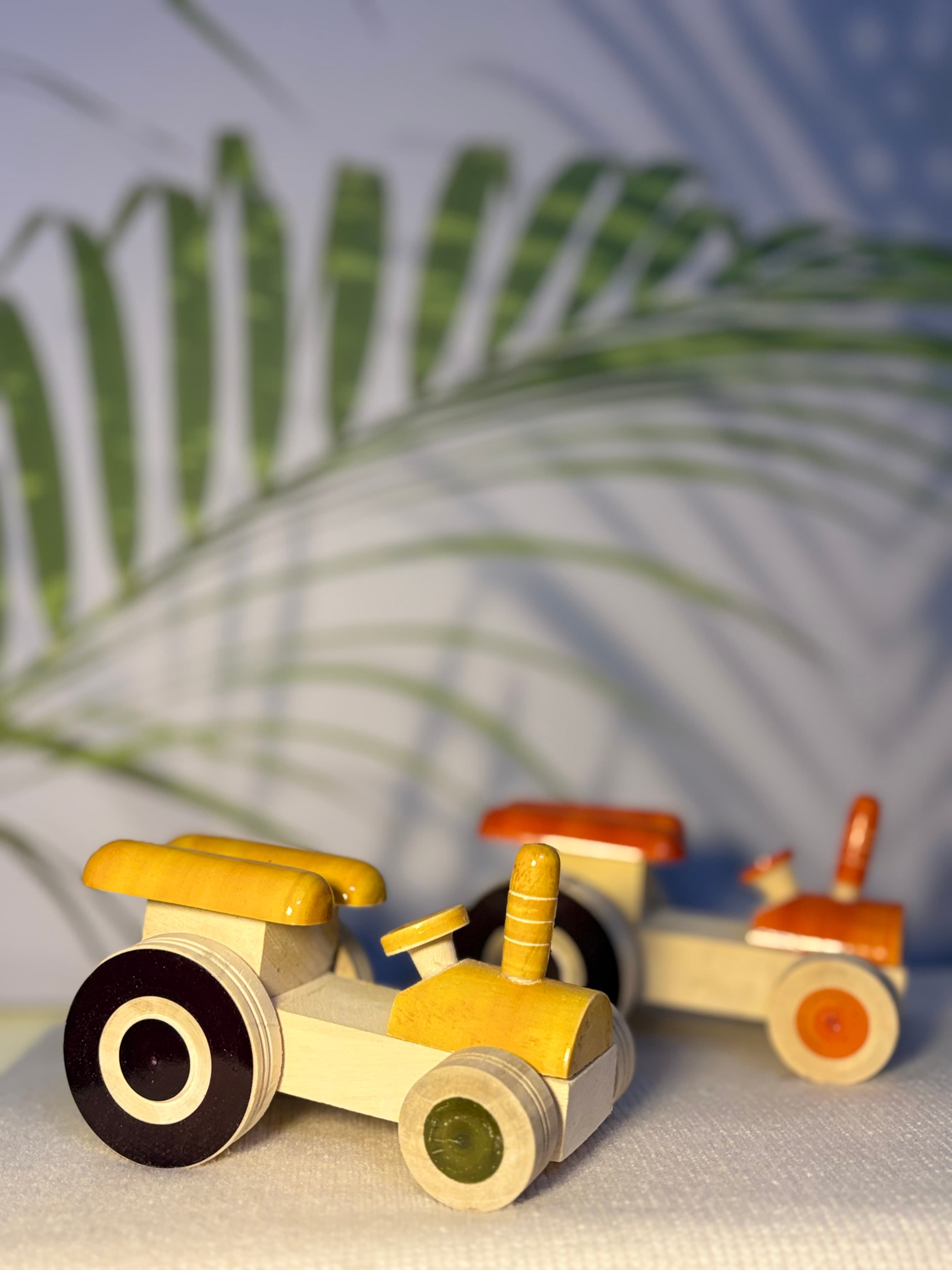 Handcrafted Toy Tractor