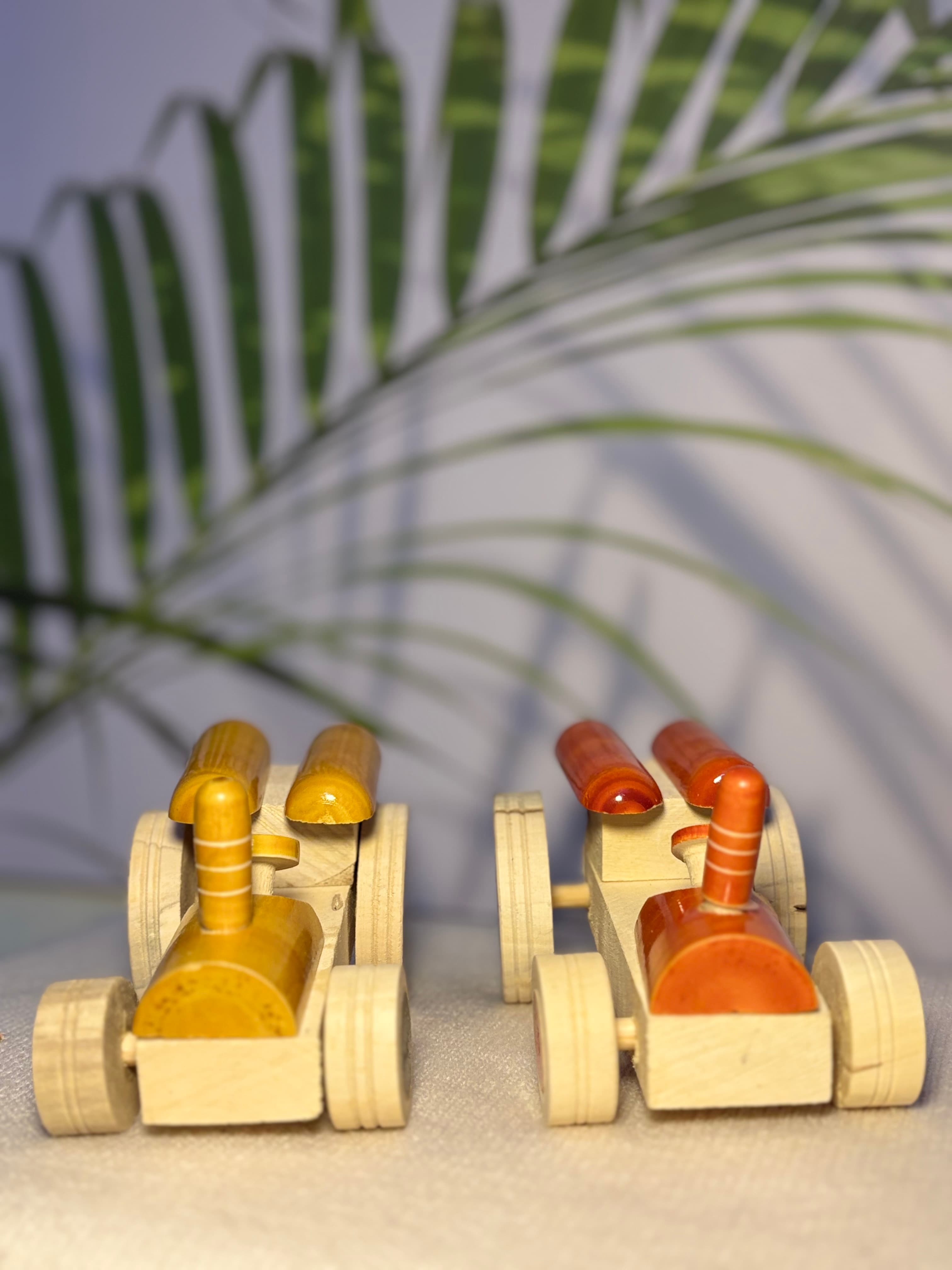 Handcrafted Toy Tractor view 2