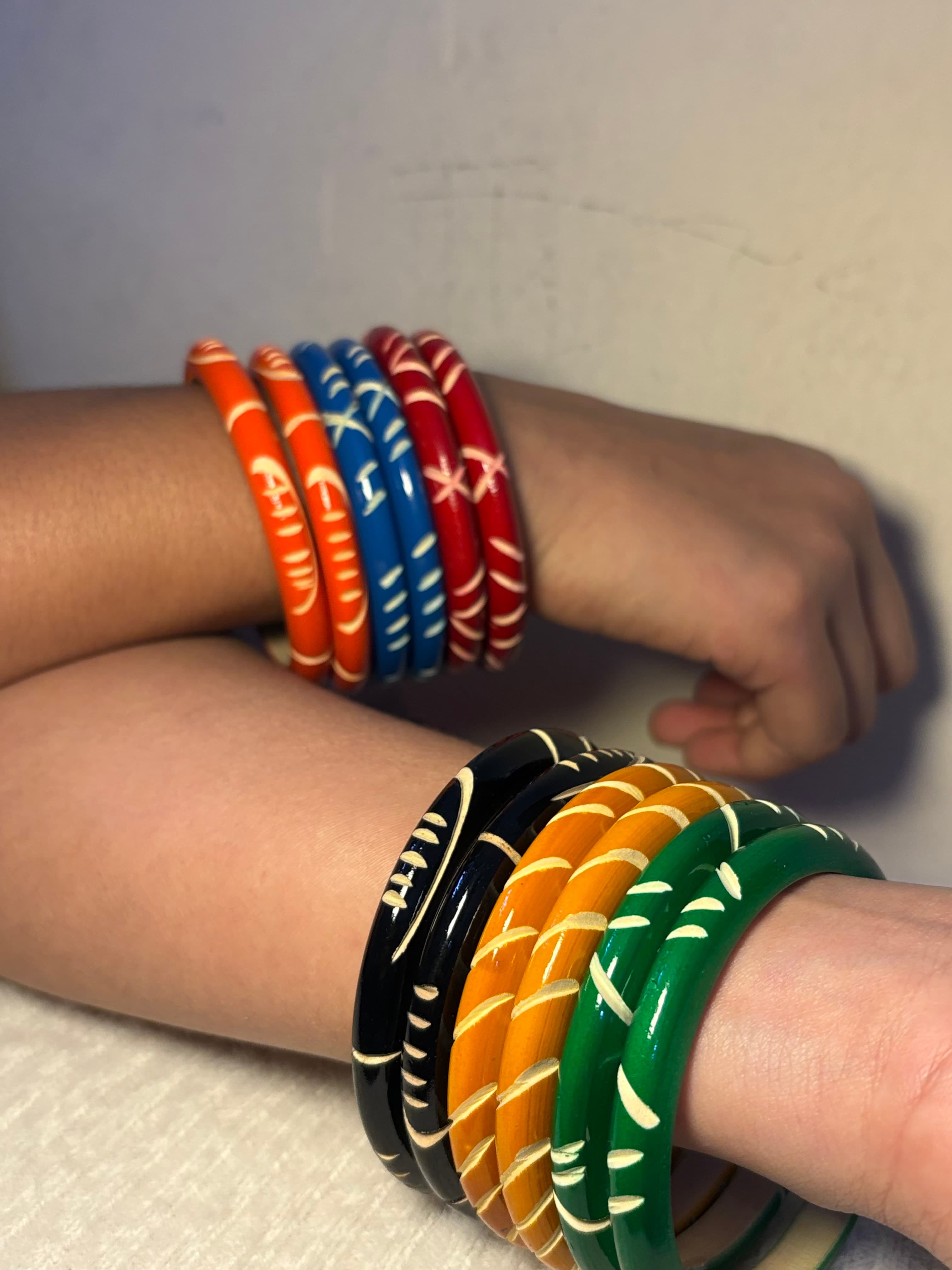 Handcrafted Wooden Bangles view 3