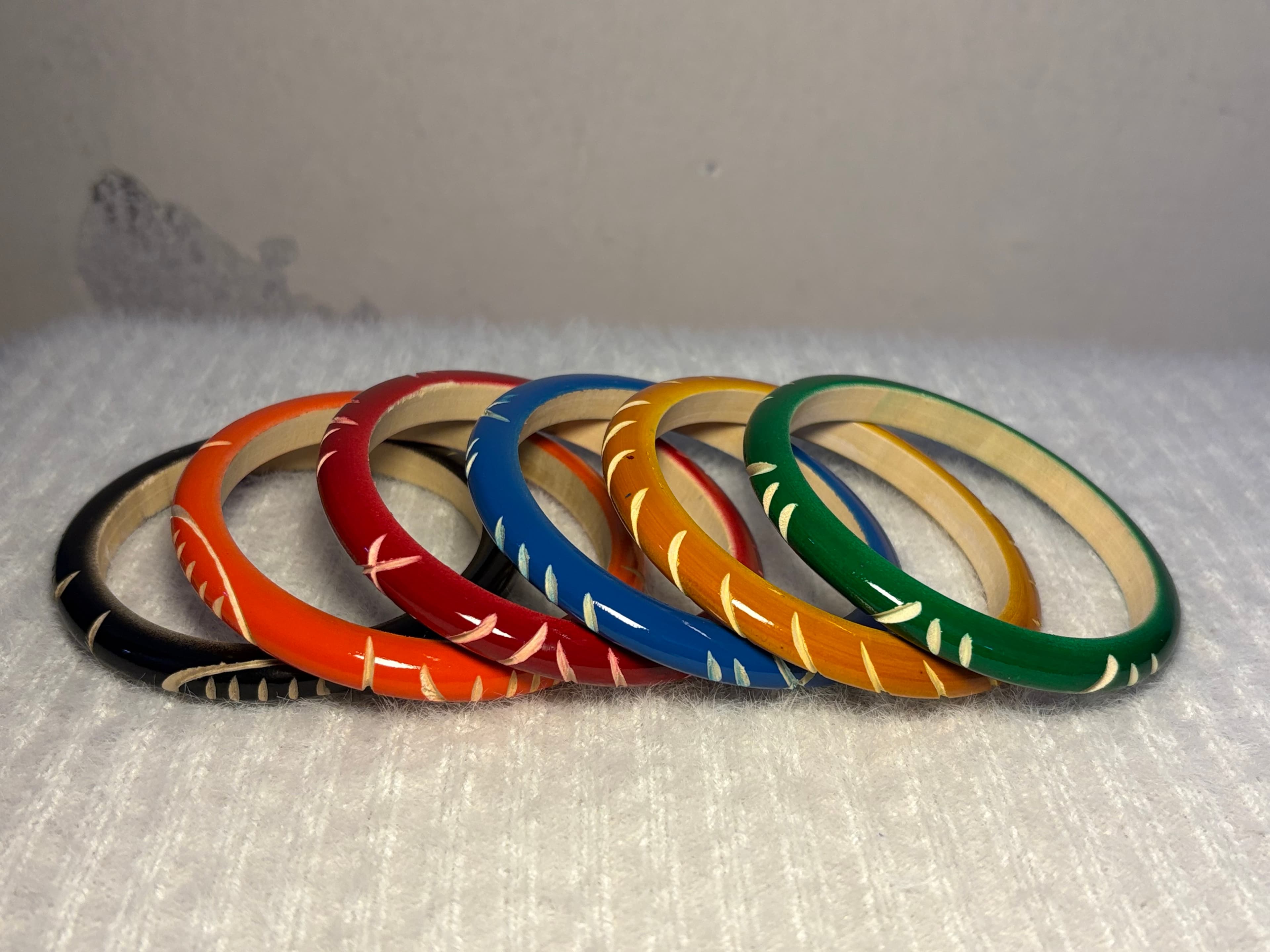 Handcrafted Wooden Bangles view 4