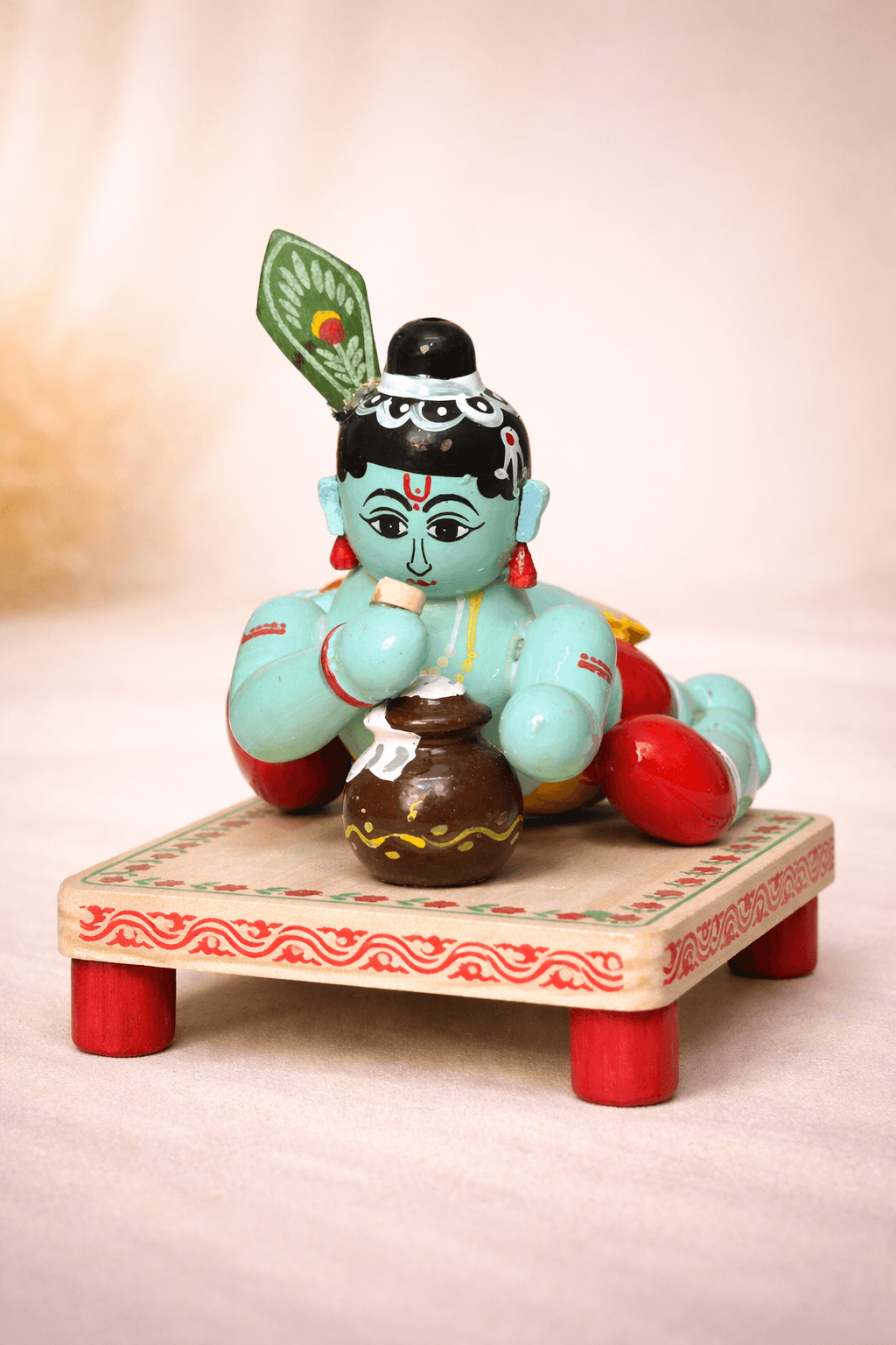 Little Krishna Handcrafted Doll (Crawling) view 2